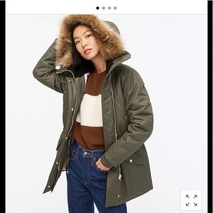 J.crew perfect winter parka. Xs